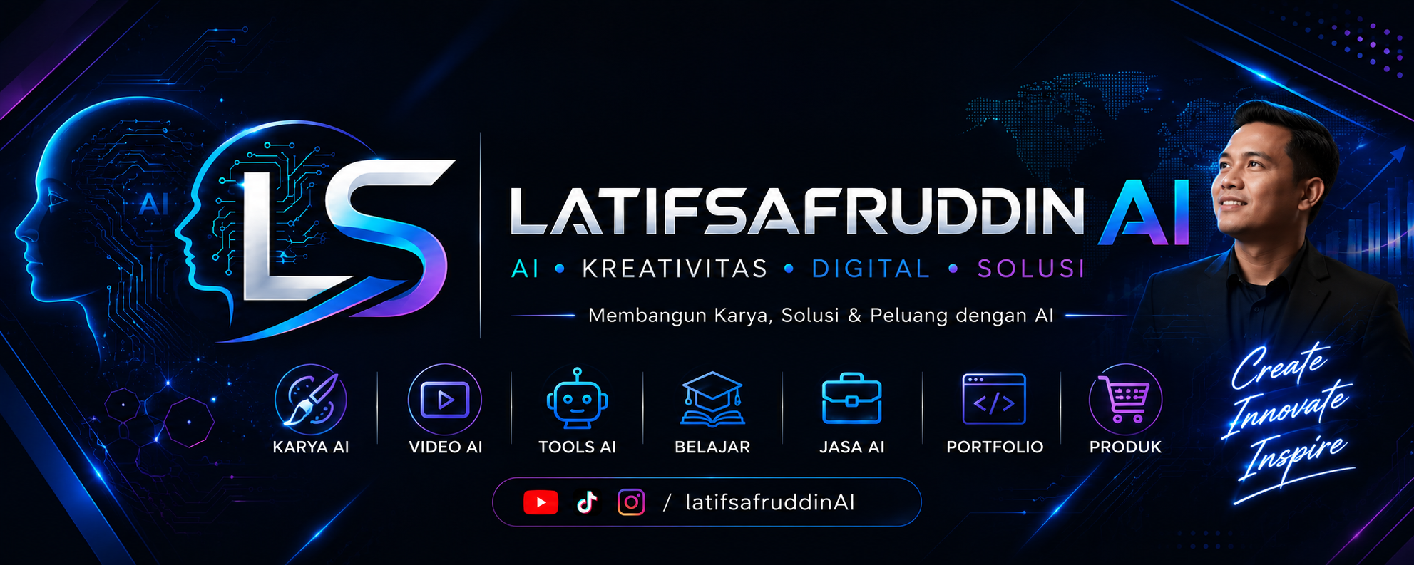 LATIFSAFRUDDIN AI Logo